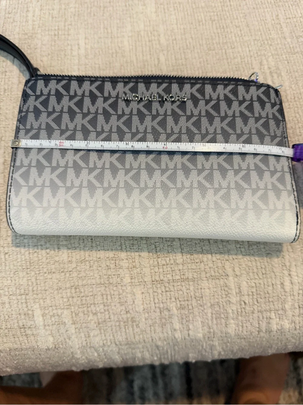 Michael Kors Navy Large  Jet set Ombré wristlet  wallet